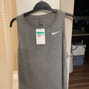 Nike Heather Gray Sleeveless Top